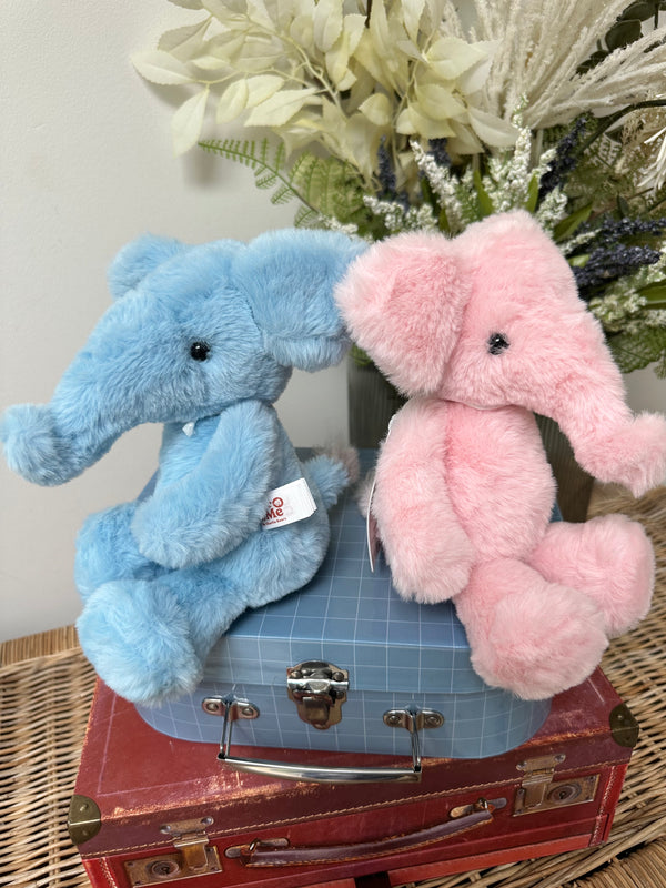 Effie Elephant Small Bubblegum Pink Bear & Me Plush Animal