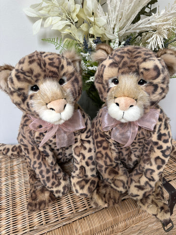 Saunter Charlie Bears Bearhouse Bear Plush Zanzibar Leopard