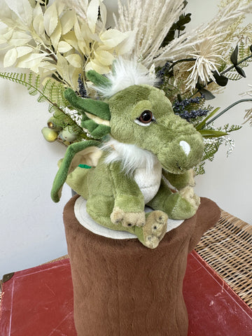 Signals Green Plush Miniature Dragon Cuddle Cubs by Charlie Bears