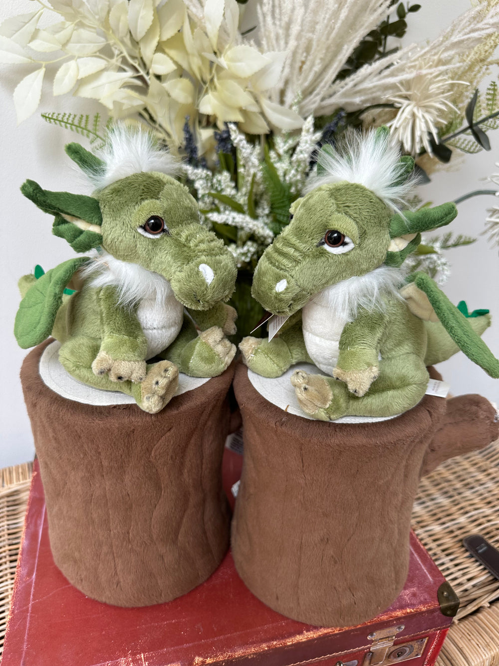 Signals Green Plush Miniature Dragon Cuddle Cubs by Charlie Bears