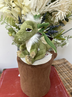 Signals Green Plush Miniature Dragon Cuddle Cubs by Charlie Bears