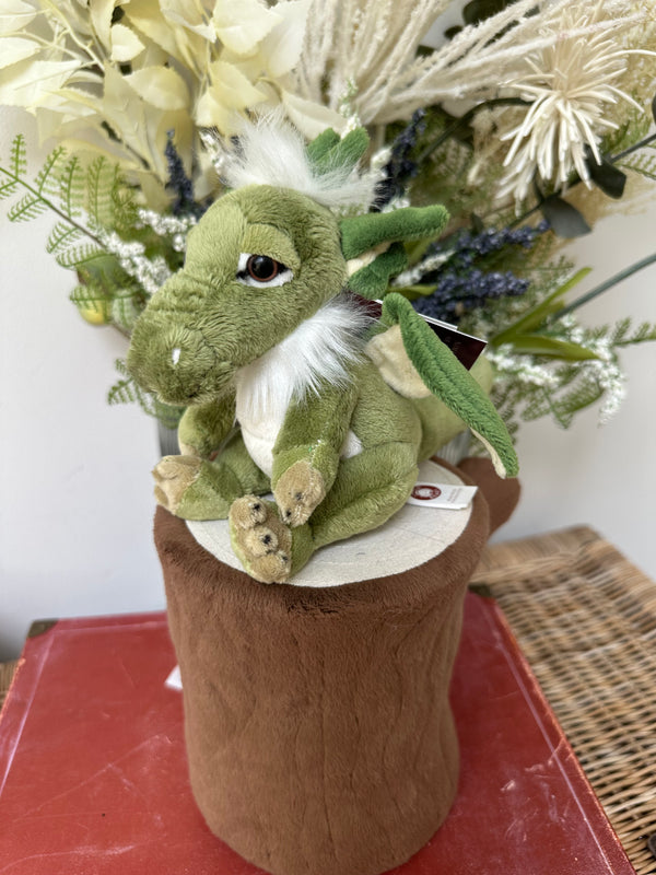 Signals Green Plush Miniature Dragon Cuddle Cubs by Charlie Bears