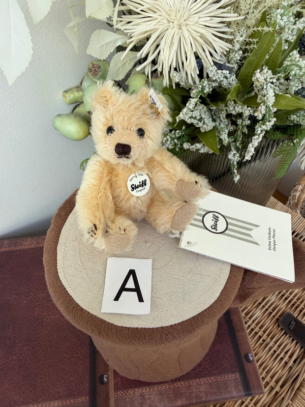 Blond Mini 10cm Teddy Bear Steiff Collectable Miniature Mohair Teddy Option A