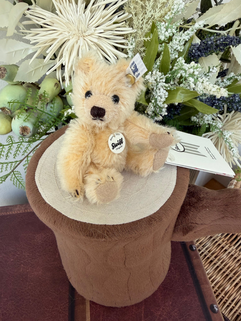 Blond Mini 10cm Teddy Bear Steiff Collectable Miniature Mohair Teddy Option A