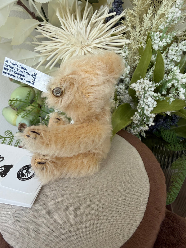 Blond Mini 10cm Teddy Bear Steiff Collectable Miniature Mohair Teddy Option B