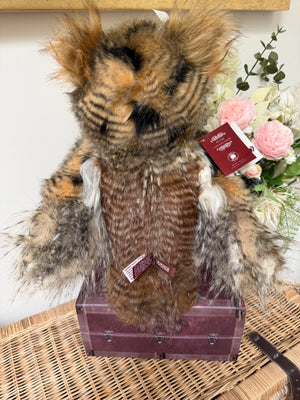 Group Captain Morris Charlie Bears Plush Collection Owl Option D