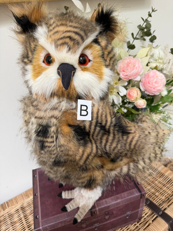 Group Captain Morris Charlie Bears Plush Collection Owl Option B