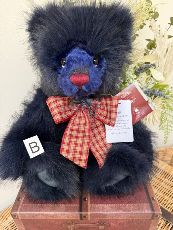 Indigo Charlie Bears 2026 Plush Collection Plumo Teddy Bear