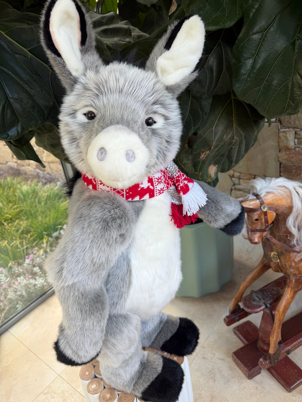 Professor Hooves Large Standing Plush Limited Edition Donkey No 485