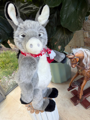 Professor Hooves Large Standing Plush Limited Edition Donkey No 485
