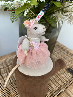 Steiff Ballerina Mouse Miniature Christmas Ornament Limited Edition No 781