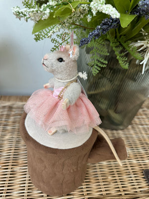 Steiff Ballerina Mouse Miniature Christmas Ornament Limited Edition No 781