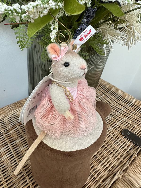Steiff Ballerina Mouse Miniature Christmas Ornament Limited Edition No 781