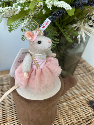 Steiff Ballerina Mouse Miniature Christmas Ornament Limited Edition No 781