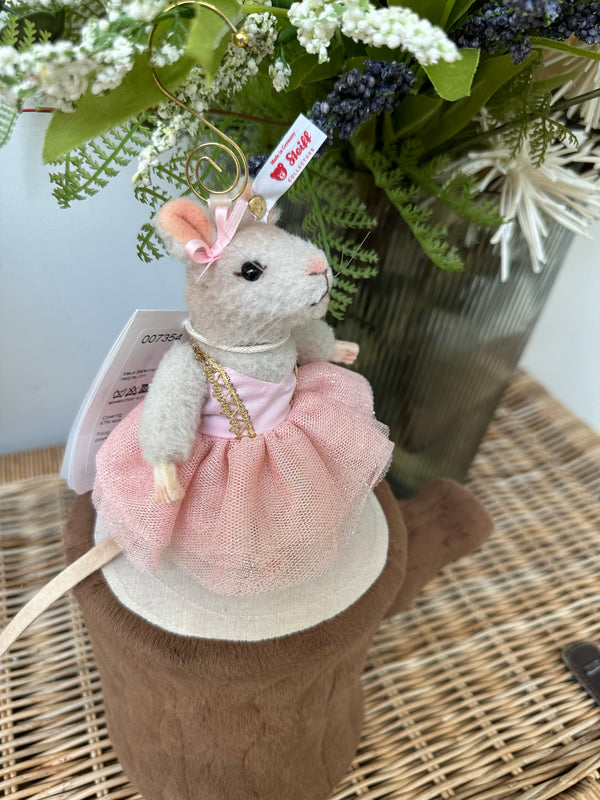Steiff Ballerina Mouse Miniature Christmas Ornament Limited Edition No 781