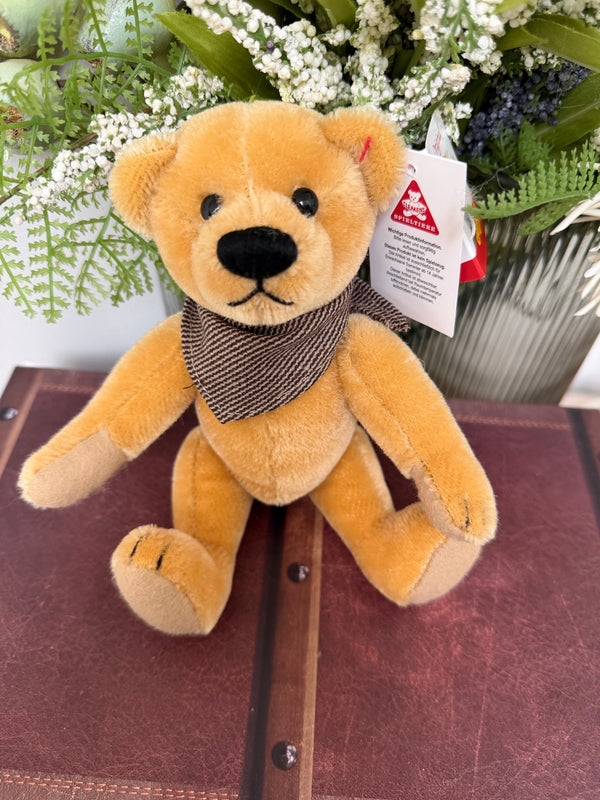 Teddy Bruno Honey Mohair Small 20cm traditional jointed Teddy Bear