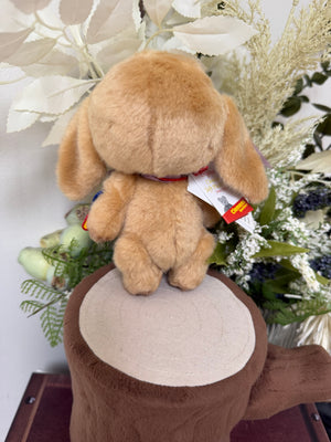 Molly Dot Velvet Brown 16cm Miniature Clemens Collectors Spring Bunny Rabbit Option B