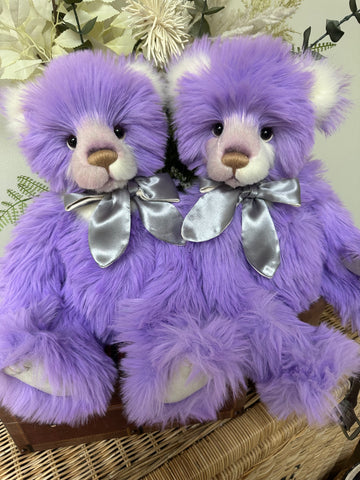 Marianne Charlie Bears 2025 Purple Plush Collection Teddy Bear