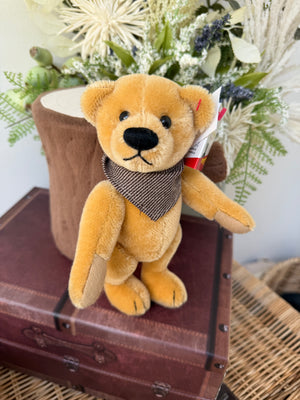 Teddy Bruno Honey Mohair Small 20cm traditional jointed Teddy Bear
