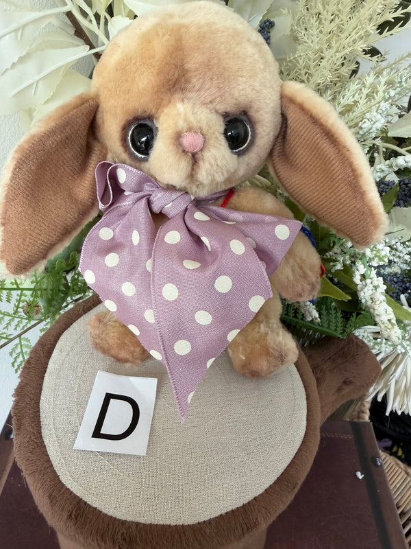 Molly Dot Velvet Brown 16cm Miniature Clemens Collectors Spring Bunny Rabbit Option D