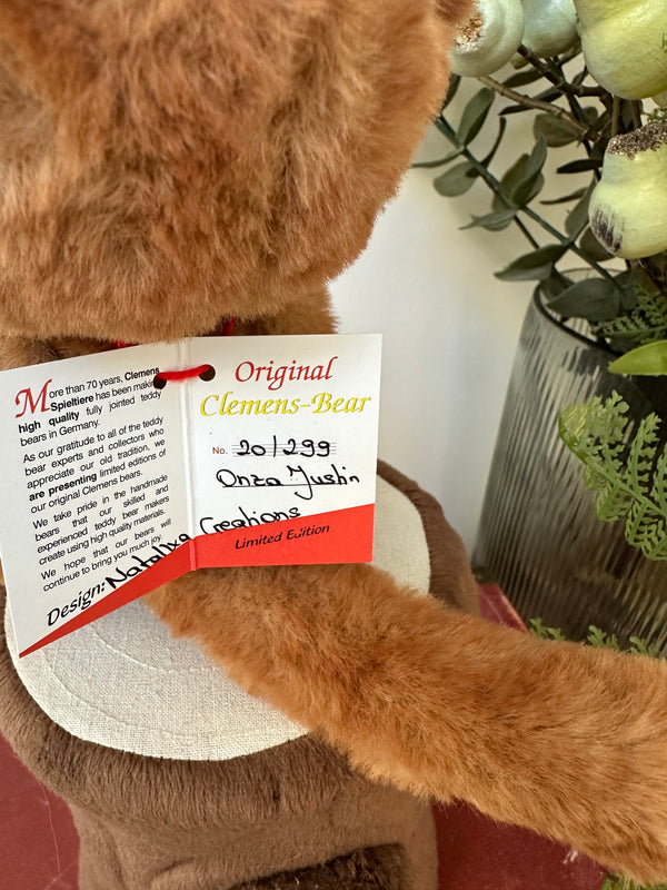 Justin Limited Edition Soft Plush Artist Collectable Cat No 20