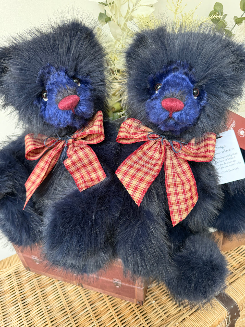 Indigo Charlie Bears 2026 Plush Collection Plumo Teddy Bear