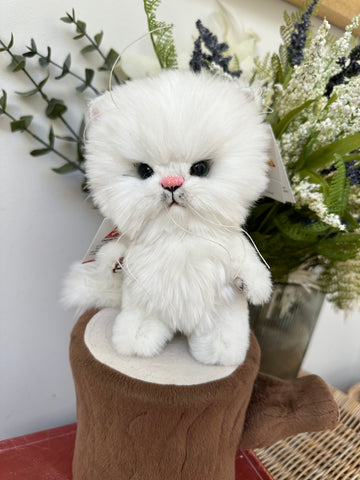 Cat Muffin Kitten Limited Edition White Plush Artist Collectable Cat No 120