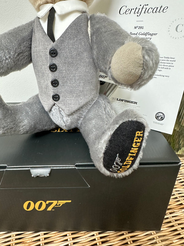 007 2024 James Bond Goldfinger Musical Teddy Bear No 291