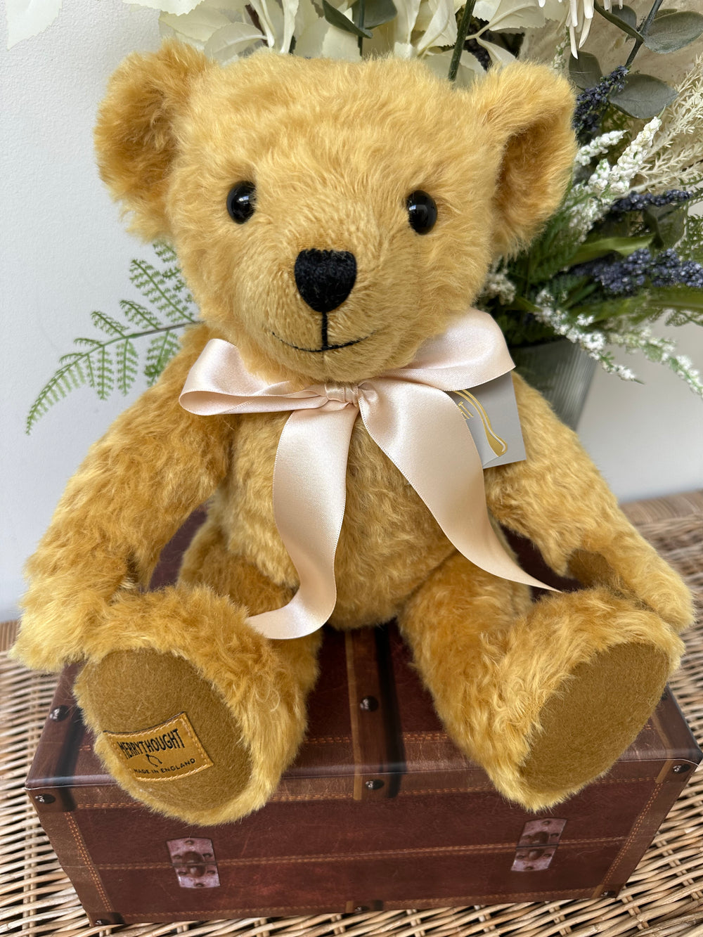Henley Butterscotch 14 Inch Merrythought Teddy Bear Handmade in the UK