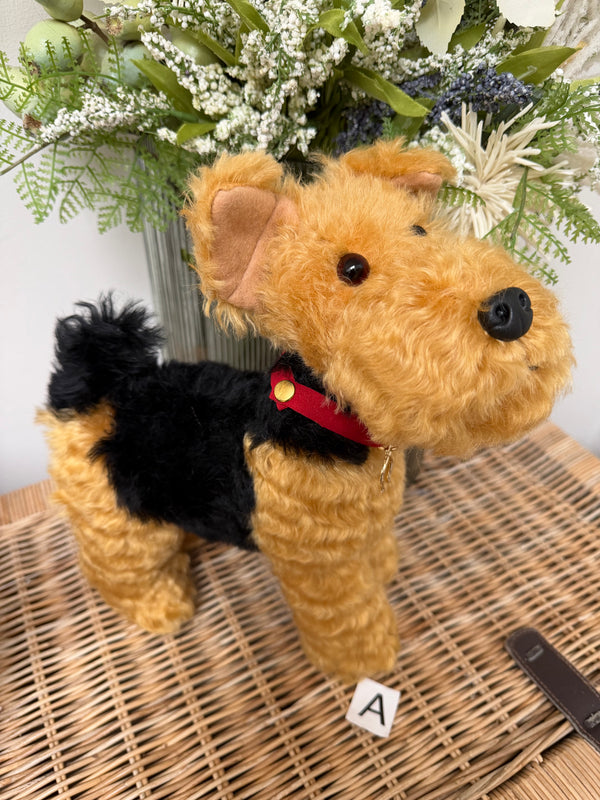 Welsh Terrier Merrythought Plush Collectable Puppy Dog Option A