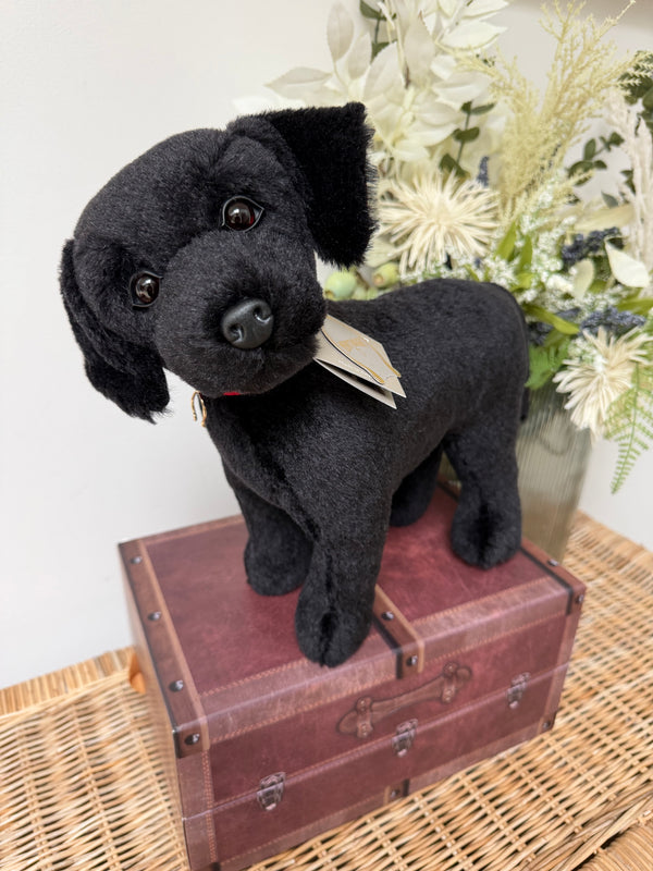 Black Labradoror Merrythought Mohair Plush Collectable Puppy Dog.