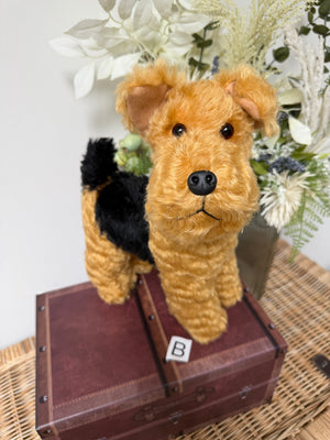 Welsh Terrier Merrythought Plush Collectable Puppy Dog Option B