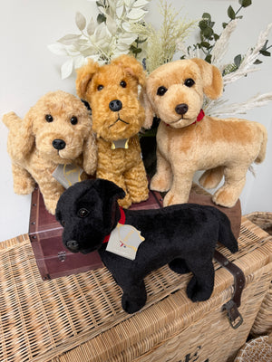 Welsh Terrier Merrythought Plush Collectable Puppy Dog Option B