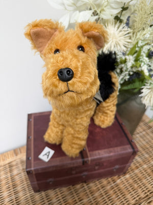 Welsh Terrier Merrythought Plush Collectable Puppy Dog Option A