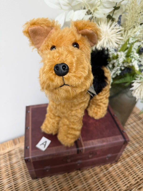Welsh Terrier Merrythought Plush Collectable Puppy Dog Option A