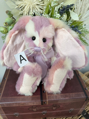 Pink Tulip Charlie Bears Plush Collection Bunny Rabbit
