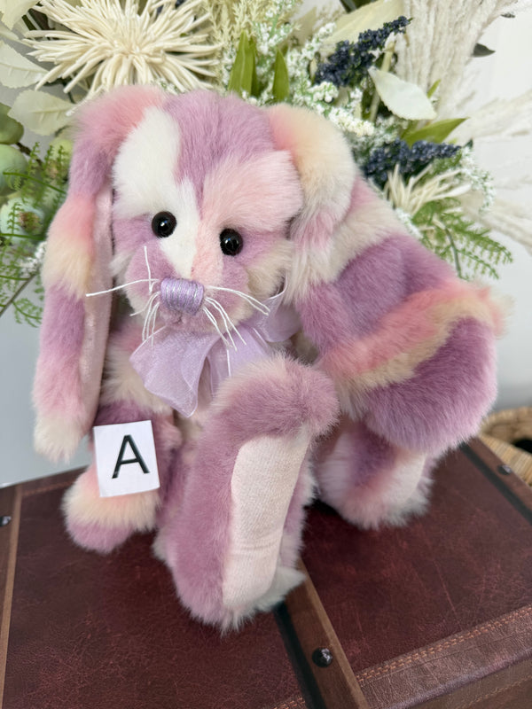 Pink Tulip Charlie Bears Plush Collection Bunny Rabbit