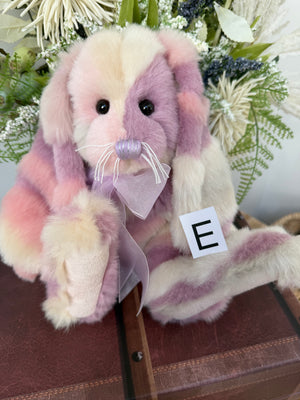 Pink Tulip Charlie Bears Plush Collection Bunny Rabbit