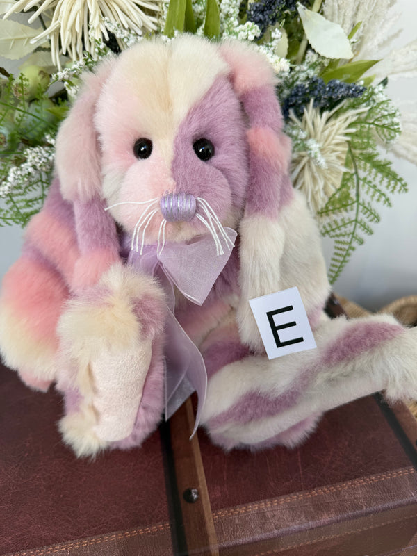Pink Tulip Charlie Bears Plush Collection Bunny Rabbit