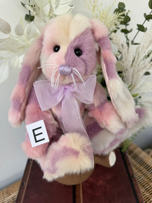 Pink Tulip Charlie Bears Plush Collection Bunny Rabbit