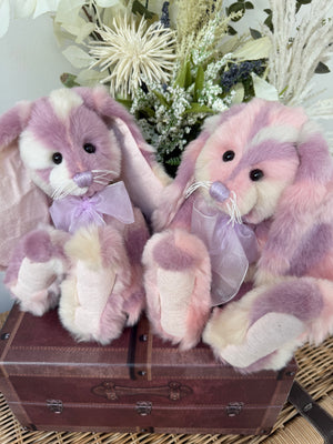 Pink Tulip Charlie Bears Plush Collection Bunny Rabbit