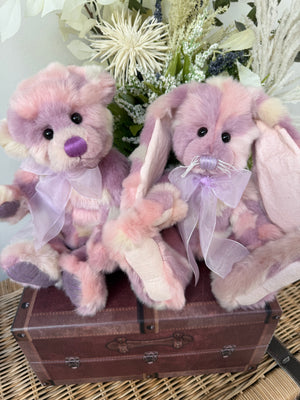 Pink Tulip Charlie Bears Plush Collection Bunny Rabbit