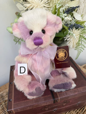 Hollyhock Charlie Bears Pink Pastel Plush Collection Teddy Bear