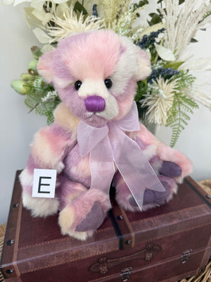 Hollyhock Charlie Bears Pink Pastel Plush Collection Teddy Bear