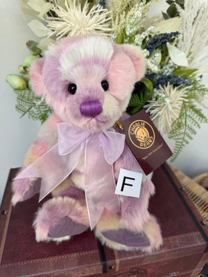 Hollyhock Charlie Bears Pink Pastel Plush Collection Teddy Bear