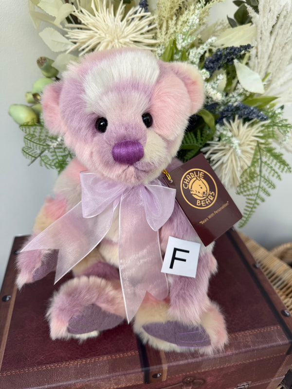 Hollyhock Charlie Bears Pink Pastel Plush Collection Teddy Bear