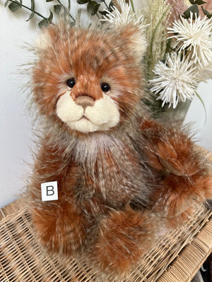 Bonfire Toffee Charlie Bears Plush Collection Teddy Bear
