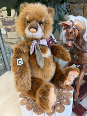 Puzzlemaster Large Charlie Bears Plush Collectable Teddy Bear