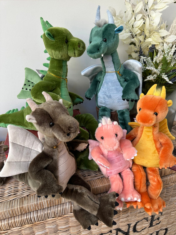 Clubs Charlie Bears Bearhouse Plush Charcoal Dragon