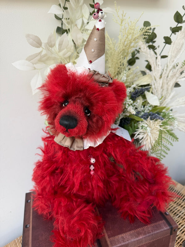 Skelton Limited Edition Alpaca / Mohair Limited Edition Clown Bear No 127